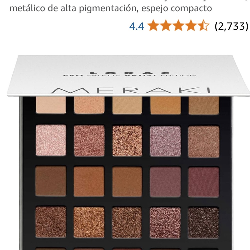 LORAC Eyeshadow Palette in Brown and Gold with 20 Shades